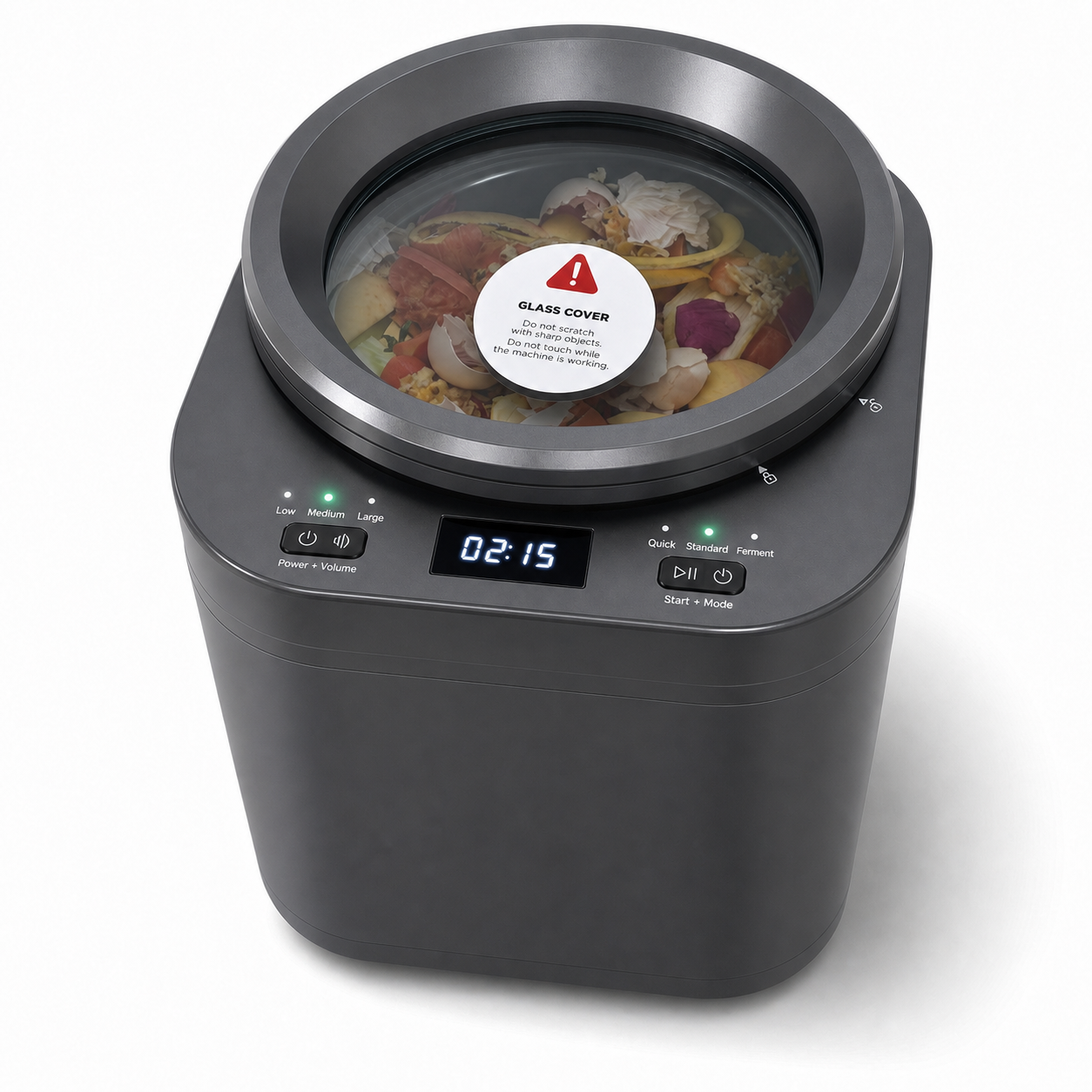 CLEESINK CMP-300 Smart Food Composter | 2.5L Electric Kitchen Waste Composter with 3 Intelligent Modes  